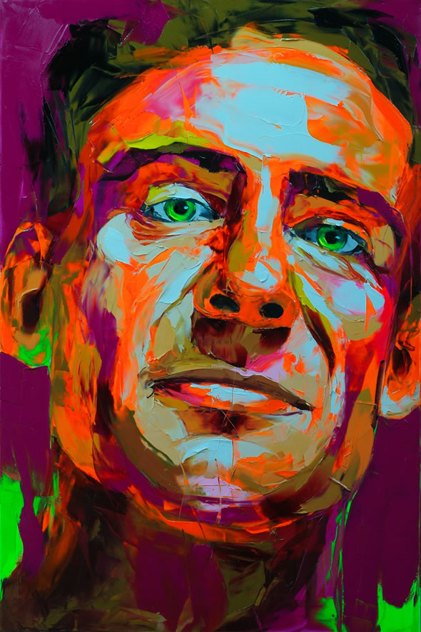 Francoise Nielly Portrait Palette Painting Expression Face256